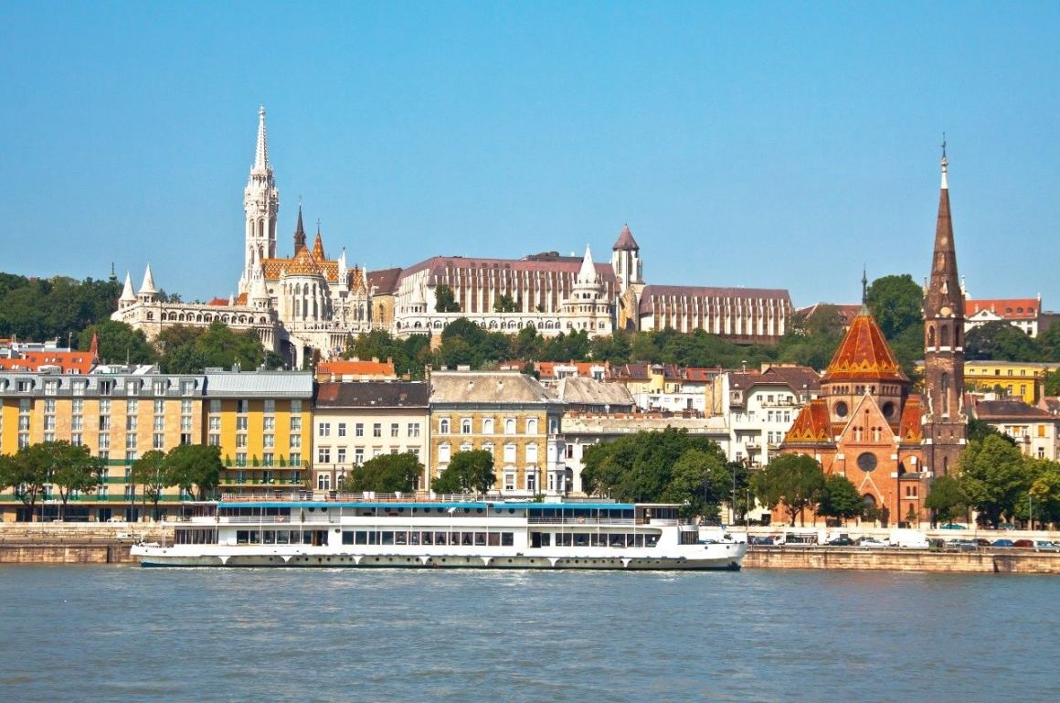 Donau_Ungarn_Budapest_Blick auf Fischerbastei